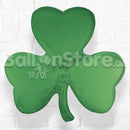 Satin Emerald Shamrock - St. Patrick's Day SuperShape Foil Balloon