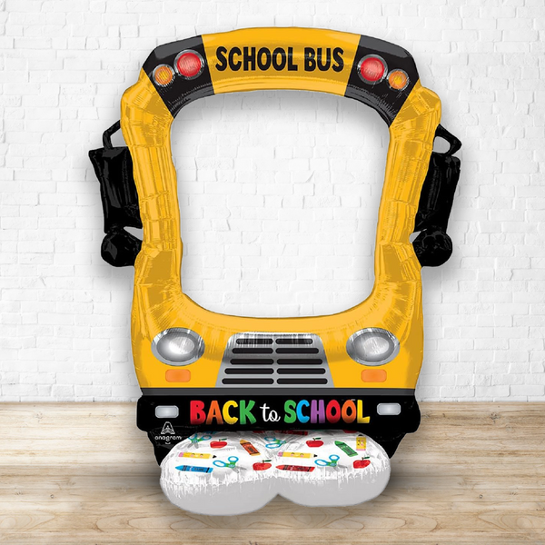 Selfie Back to School Bus Air-Loons - NON FLYING