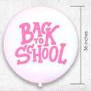 36inches BACK to School Latex Balloons