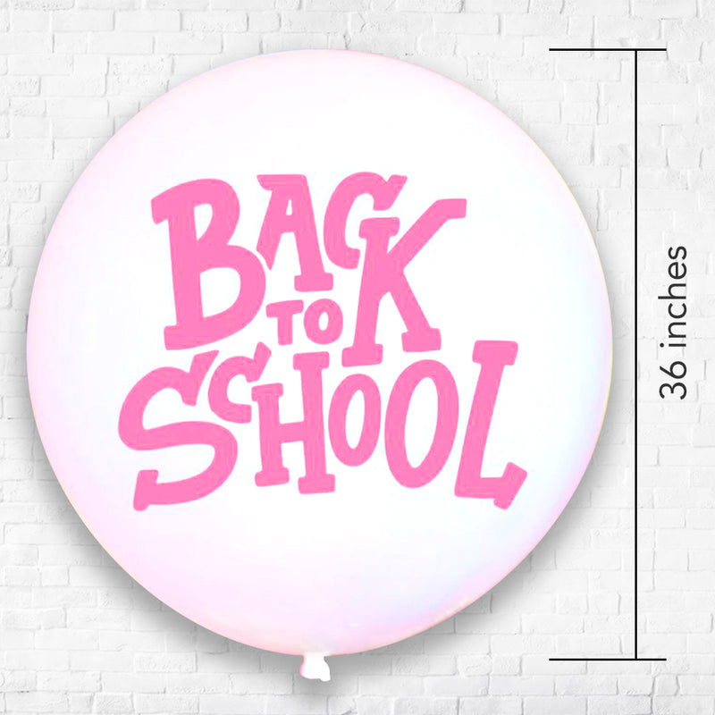 36inches BACK to School Latex Balloons