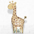 LargeShape Soft Jungle Baby Giraffe Foil Balloons - Helium Filled