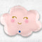 Pink Smilin' Cloud Supershape Foil - Helium Filled