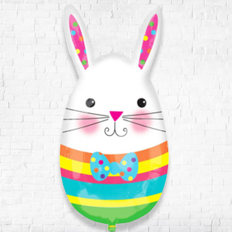Bunny Egg Junior Shape Foil Helium Filled