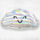 Iridiscent Cloud Foil Balloons - Helium FIlled