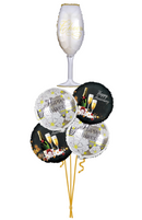 Happy Anniversary  All Foil Balloon With weight