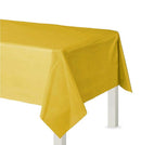 Table cover Plastic gold color 1.37mx 2.74mtr