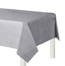 Table cover, plastic Silver color 1.37mx 2.74mtr