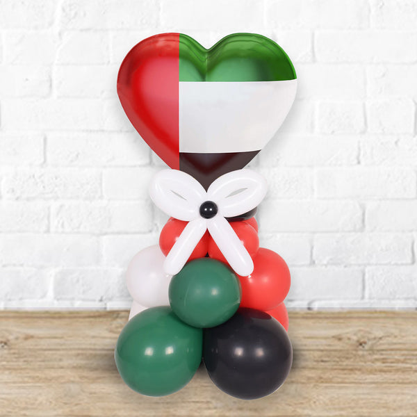 I Love UAE Balloons Table Top