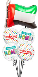 Welcome home Dubai  All Foil  Balloon Bouquet With Weight