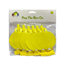 Yellow Party Blowouts 6pcs