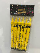 Sparkling Candles  15cm(6inches) - Pack of 6