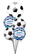 Soccer Ball Happy Birthday  Bouquet With Weight