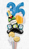 Any Number Happy Birthday Dad Mustache Cheers Big Balloon Bouquet