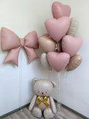 Pink Heart All Foil  Birthday Balloon