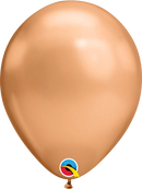 Copper Chrome Latex Balloons QUALATEX