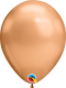 Copper Chrome Latex Balloons QUALATEX