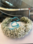 Real Gypsophila Baby Breath Garland Flower Girl Crown Head Hair Band