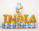 Any Five Letter  Balloon Arrangement