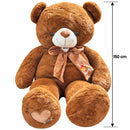Giant Life-sized Teddy Bear Dark Brown