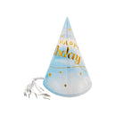 Happy Birthday Party Hats 6-Pieces(BLUE)
