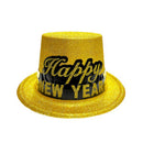 Glittery Happy New Year Party Hat,  Pack of 5