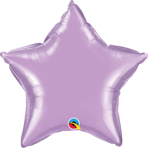 Pearl Lavender Star Balloon