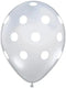 Diamond Clear Polka Dot Balloon