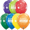 Birthday Loops & Stars balloons -7pcs