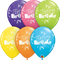 Birthday Streamers & Stars- 6 pcs.