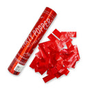 Party Popper, Red 30cm -Set of 4