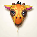 Jungle giraffe foil balloon
