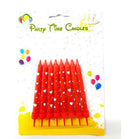 8pcs Heart Designs Cake Candle Heart