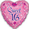 Sweet 16 Sparkles Foil Balloon 18 inch