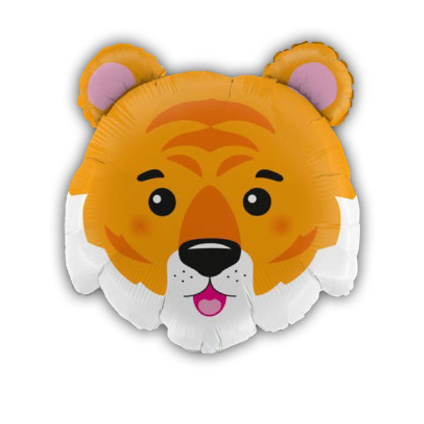 Tiger Head Foil Balloon