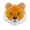 Tiger Head Foil Balloon