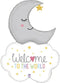 Welcome to the world  jumbo foil balloon with weight