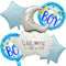 Welcome to the World Baby Boy balloon With weight