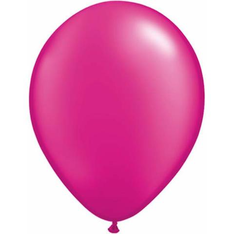 Pearl Magenta Latex Balloon - Qualatex
