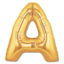 Jumbo Letter A - Metallic Gold