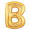 Jumbo Letter B - Metallic Gold
