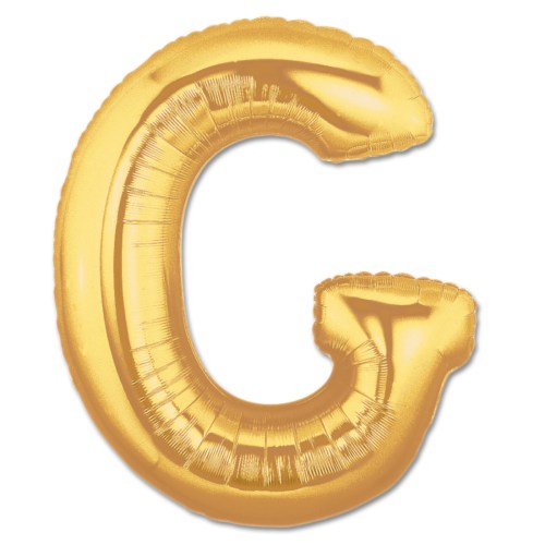 Jumbo Letter G - Metallic Gold