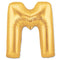 Jumbo Letter M - Metallic Gold