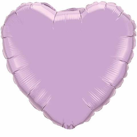Heart shape Pearl Lavender Foil balloon