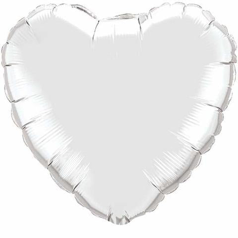 Heart shape Silver Foil balloon