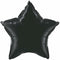 Star shape Onyx Black Foil balloon