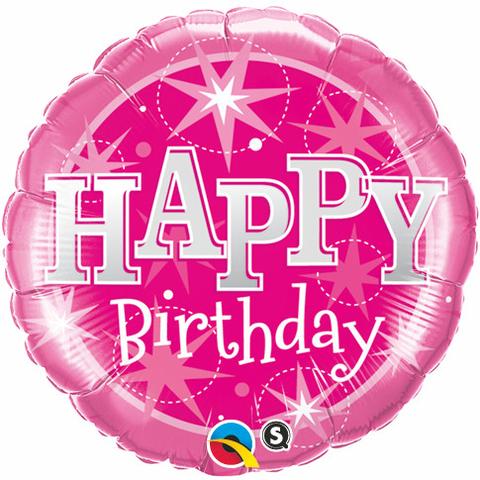 Birthday Pink Sparkle 18inches