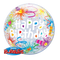 Single Bubble Birthday Lit Candles