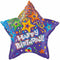 Star Foil Birthday Star Purple