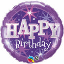 Birthday Purple Sparkle