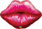 Lips Big Red Kissy